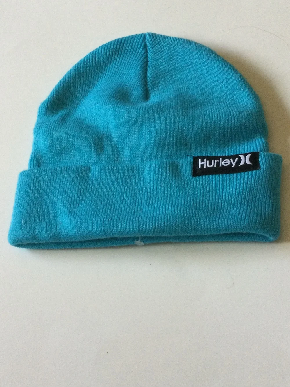 HURLEY YOUTH KNIT BEANIE TURQUOISE BLUE NWOT